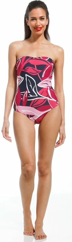 Pastunette Beach - Floral Leaves - Badpak - Roze/Blauw - Maat 42 4 Pastunette Beach - Floral Leaves - Badpak - Roze/Blauw - Maat 42 - Afbeelding 2