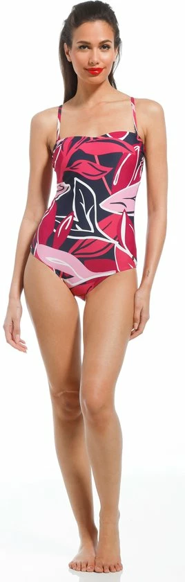 Pastunette Beach - Floral Leaves - Badpak - Roze/Blauw - Maat 42 7 Pastunette Beach - Floral Leaves - Badpak - Roze/Blauw - Maat 42 - Afbeelding 5