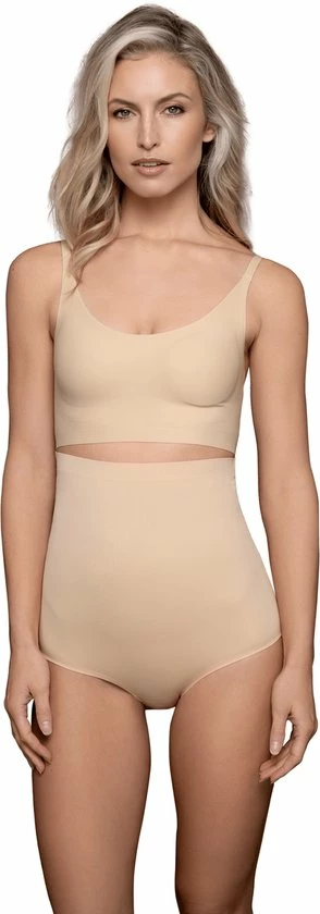 Bye Bra Invisible Slips, Hoge Taille Slips, Naadloze Slips, Shapewear Voor Dames, Beige, M 5 Bye Bra Invisible Slips, Hoge Taille Slips, Naadloze Slips, Shapewear Voor Dames, Beige, M - Afbeelding 3