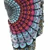 Om Namaste Sarong Pareo Saunadoek Wikkeljurk - 523 - Mandala - Blauw&Roze