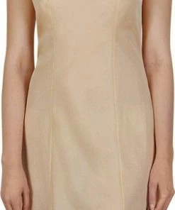 Merkloos Südtrikot Onderjurk – Beige – 97cm