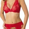 Dames String Mini Rood Maat 38 Gorteks Lingerie Scarlet -lingerie-dames-badmode Winkel 320x840