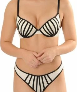 SAPPH - Ceres Push-Up BH - Maat 90B - Wit Zwart - Met Beugel - Dames 18 SAPPH - Ceres Push-Up BH - Maat 90B - Wit Zwart - Met Beugel - Dames -lingerie-dames-badmode Winkel 331x840