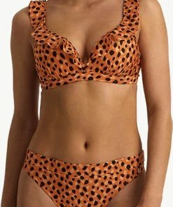 Beachlife Leopard Spots Ruffle Bikinitop Met Voorgevormde Cups En Beugel - Dames - Maat 75C -lingerie-dames-badmode Winkel 338x840 1