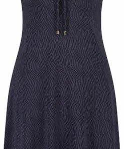 CYELL Midnight Zebra Strandjurkje Kort Donkerblauw Maat 36 (S)