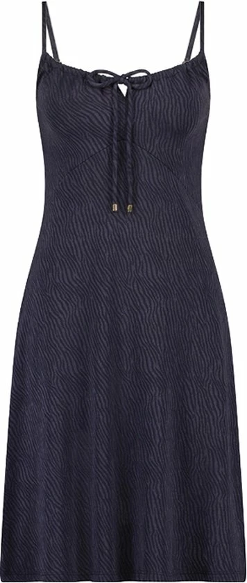 CYELL Midnight Zebra Strandjurkje Kort Donkerblauw Maat 36 (S) 3 CYELL Midnight Zebra Strandjurkje Kort Donkerblauw Maat 36 (S)