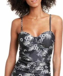 Vive Maria Badpak -XXL- Tropical Blossom Zwart