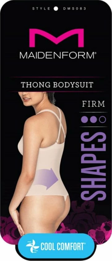 Maidenform Power Players Bodysuit Firm Control Vrouwen Body - Zwart - Maat L 9 Maidenform Power Players Bodysuit Firm Control Vrouwen Body - Zwart - Maat L - Afbeelding 7