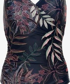 Osaga Dames Badpak Met Print - Blauw - Maat XL