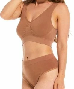 MAGIC Bodyfashion Bamboo Comfort Bra Mocha Vrouwen - Maat S 25 MAGIC Bodyfashion Bamboo Comfort Bra Mocha Vrouwen - Maat S -lingerie-dames-badmode Winkel 379x840