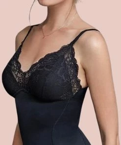 Janira Body Forte Shape Greta | Zwart 16 Janira Body Forte Shape Greta | Zwart -lingerie-dames-badmode Winkel 390x840