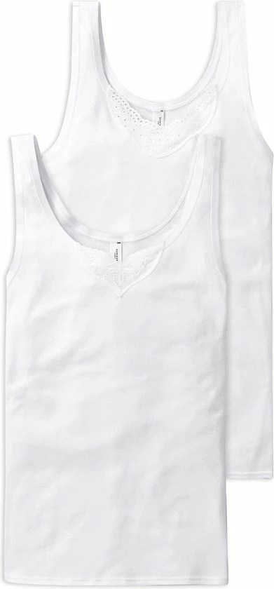 Schiesser Cotton Essentials 2PACK Tanktop Dames Onderhemd - Maat 40 7 Schiesser Cotton Essentials 2PACK Tanktop Dames Onderhemd - Maat 40 - Afbeelding 5