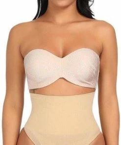 Winkrs | Beige | Shapewear | Corrigerend Ondergoed | Correctie Ondergoed | High Waist String | Maat 32/34