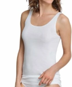Schiesser Luxury Dames Top - Wit - Maat 48 21 Schiesser Luxury Dames Top - Wit - Maat 48 -lingerie-dames-badmode Winkel 405x840 1