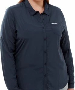 Craghoppers - UV Blouse Voor Vrouwen - Lange Mouwen - Bardo - Blauw - Maat L (42) -lingerie-dames-badmode Winkel 406x840 2