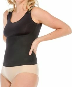 MAGIC Bodyfashion Tone Your Body Tanktop Zwart Vrouwen - Maat M -lingerie-dames-badmode Winkel 416x840
