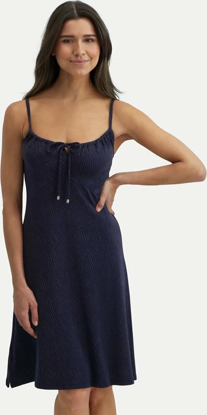 CYELL Midnight Zebra Strandjurkje Kort Donkerblauw Maat 36 (S) 5 CYELL Midnight Zebra Strandjurkje Kort Donkerblauw Maat 36 (S) - Afbeelding 3