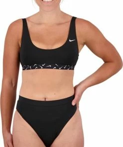 Nike Swim HIGH WAIST Dames Bikinibroekje - Zwart - Maat XL 9 Nike Swim HIGH WAIST Dames Bikinibroekje - Zwart - Maat XL -lingerie-dames-badmode Winkel 424x840 3