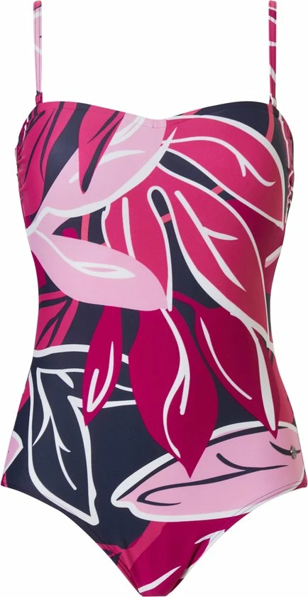 Pastunette Beach - Floral Leaves - Badpak - Roze/Blauw - Maat 42 3 Pastunette Beach - Floral Leaves - Badpak - Roze/Blauw - Maat 42