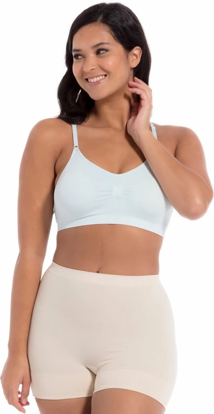 MAGIC Bodyfashion Comfort Bra Spaghetti Straps Bamboo Dames Beha Soft Blue - Maat S 5 MAGIC Bodyfashion Comfort Bra Spaghetti Straps Bamboo Dames Beha Soft Blue - Maat S - Afbeelding 3