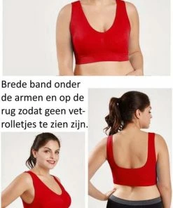 Bobbels & Putten - Comfort Magic Bra - 3XL- Rood - Bh Met Vulling - Zonder Beugel En Sluiting 15 Bobbels & Putten - Comfort Magic Bra - 3XL- Rood - Bh Met Vulling - Zonder Beugel En Sluiting -lingerie-dames-badmode Winkel 440x840 2
