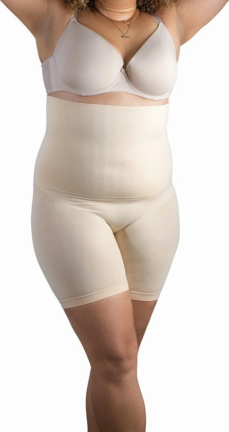 Myshapez Elegance - Waist Shaper - Corrigerend Ondergoed Dames - Waist Trainer - Body Shaper - Beige - XL/XXL 2 Myshapez Elegance - Waist Shaper - Corrigerend Ondergoed Dames - Waist Trainer - Body Shaper - Beige - XL/XXL