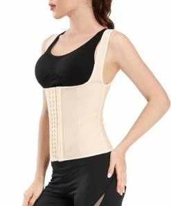 Merkloos 100% Latex Corset Maat S - Dames Korset Met Band - Korset Corrigerend - Korset Buik - Korset Vrouwen Afvallen - Corset Dames - Corset Dames Afslanken - Shapewear - Bodyshaper - Shapewear Dames - Shapewear Buik Dames - Shapewear Body -lingerie-dames-badmode Winkel 457x840 1