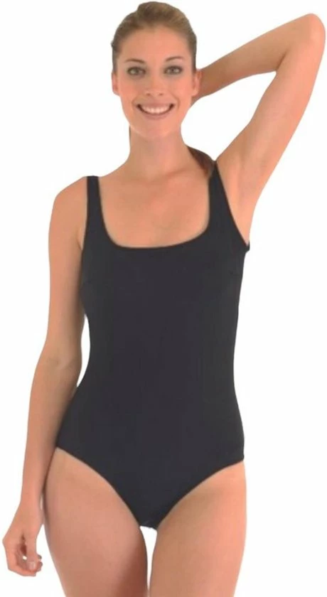 Merkloos Badpak - Grote Maat Badpak- Dames Zwemkleding 675 - Zwart - Maat 48 3 Merkloos Badpak - Grote Maat Badpak- Dames Zwemkleding 675 - Zwart - Maat 48