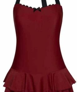 Pussy Deluxe Badpak -S- Red Lovers Rood 9 Pussy Deluxe Badpak -S- Red Lovers Rood -lingerie-dames-badmode Winkel 463x840 3