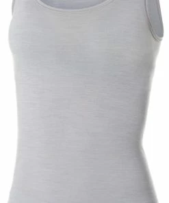 Brubeck Comfort | Dames Ondergoed Hemd Naadloos Met Merino Wol - Ash Grijs - M -lingerie-dames-badmode Winkel 466x840