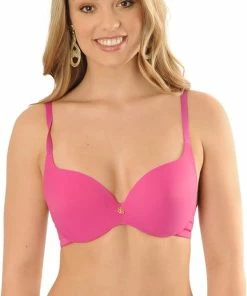 SAPPH - Amelia Light Push-Up BH Fuchsia - Maat 85D - Fuchsia Roze - Met Beugel - Dames -lingerie-dames-badmode Winkel 475x840