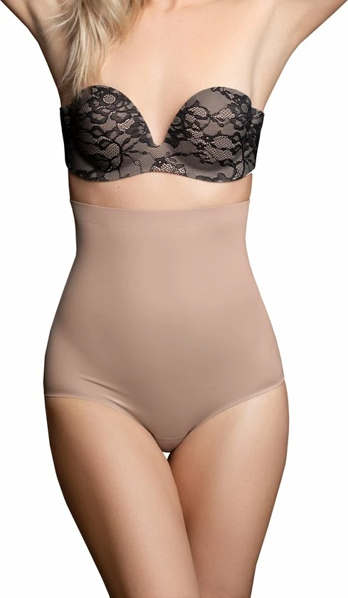 Bye Bra Invisible Slips, Hoge Taille Slips, Naadloze Slips, Shapewear Voor Dames, Beige, M 8 Bye Bra Invisible Slips, Hoge Taille Slips, Naadloze Slips, Shapewear Voor Dames, Beige, M - Afbeelding 6