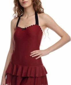 Pussy Deluxe Badpak -S- Red Lovers Rood 10 Pussy Deluxe Badpak -S- Red Lovers Rood -lingerie-dames-badmode Winkel 500x840 4