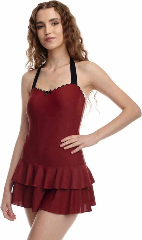 Pussy Deluxe Badpak -S- Red Lovers Rood 6 Pussy Deluxe Badpak -S- Red Lovers Rood - Afbeelding 4