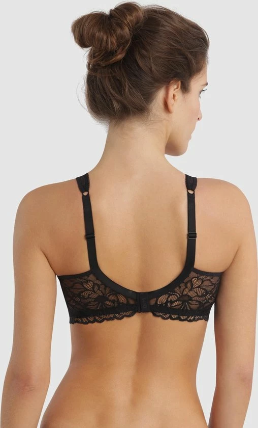 Dim Generous Essentiel Bh - Beha - Met Beugel - Met Kant - Maat 85D - Zwart 4 Dim Generous Essentiel Bh - Beha - Met Beugel - Met Kant - Maat 85D - Zwart - Afbeelding 2