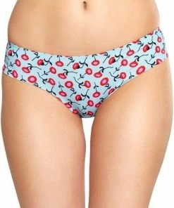 Happy Socks - Slip XS - Gebloemd - Lichtblauw - Bloem -lingerie-dames-badmode Winkel 524x840