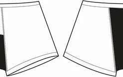 Moodies Period Undies Moodies Undies - Menstruatie- En Incontinentie Ondergoed - Bamboe Boyshort - Heavy/overnight Kruisje - Zwart - Maat XL