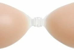 Merkloos Plak-bh - Silicone Zelfklevende Bh - Push-up Bh - Strapless Bh - Beige Bh - Cupmaat B