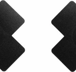 Bye Bra X-Style Tepelcover, Zelfklevende Tepelcover, Voor Feesten En Festivals, Herbruikbaar, Zwart, Één Maat