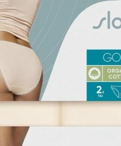 Sloggi Dames Basic Tai GO Organische Slip 2-pack - Creme - XS -lingerie-dames-badmode Winkel 550x332 5