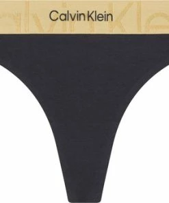 Calvin Klein Dames String Double Logo Zwart - S -lingerie-dames-badmode Winkel 550x343 1