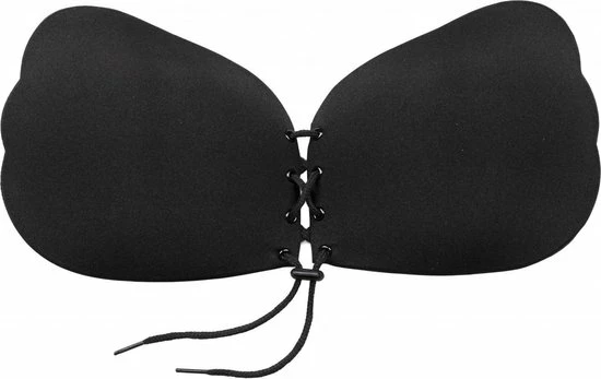 Bye Bra Lace-It Bh, Zelfklevende Bh, Push-Up Bh, Plak BH Vetersluiting, Strapless En Backless Bh, Cup A-E, Zwart, E 4 Bye Bra Lace-It Bh, Zelfklevende Bh, Push-Up Bh, Plak BH Vetersluiting, Strapless En Backless Bh, Cup A-E, Zwart, E - Afbeelding 2