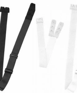 Bye Bra 2 Haakjes BH Bandje, Zwart En Wit, één Maat