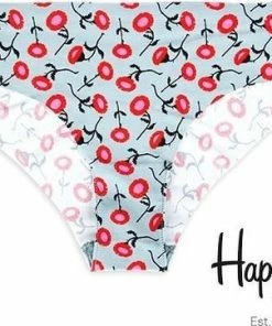 Happy Socks - Slip XS - Gebloemd - Lichtblauw - Bloem