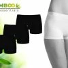 Bamboo Essentials - Naadloos Ondergoed Dames - Bamboe - 3 Stuks - Hipster - Zwart - S - Boxershort Dames - Lingerie - Onderbroeken Dames - Dames Slips -Sloggi Ondergoed Dames