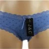 Beeren J&C String / Hipster Katoen Spikkel - S - Blauw