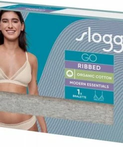 Sloggi GO Ribbed Bralette Dames Beha - Maat L -lingerie-dames-badmode Winkel 550x370 3