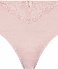 Hunkemöller Dames Lingerie Hoge Slip Sophie - Roze - Maat 2XL