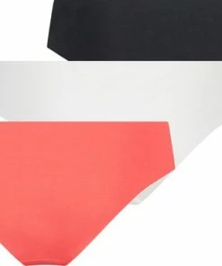 Hunkemöller Dames Lingerie 3-pack Invisible Brazilian - Rood - Maat L -lingerie-dames-badmode Winkel 550x374 1