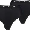 Puma Sport String High Waisted 2-pack Zwart